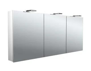 emco Lichtspiegelschrank pure II LED-Leuchte, Aufputz, mit Waschtischbeleuchtung, 3 Türen, 1600 mm,  979705307