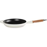 LE CREUSET Bratpfanne Brat- und Servierpfanne Signature mit Holzgriff meringue 26cm
