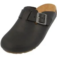Haflinger Haflinger Porto Lederclog mit Korkfußbett Lederdecksohle Unisex Hausschuh