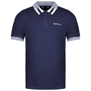 Ben Sherman Collar Interesse Herren Navy Polo Shirt