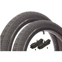 KHEbikes Fahrradreifen BMX Reifen Set KHE MAC3 20 Zoll x 2,40 mit Schlauch AV
