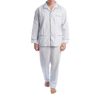 Schlafanzug aus Popeline mit langen Ärmeln für Männer KL30233