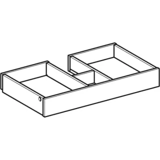 Geberit Schublade innen, Acanto zu allen WaschtischU 75 Compact, 243935001 243935001