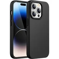 CoolGadget Handyhülle Black Series Handy Hülle für Apple iPhone 15 Pro 6,1 Zoll, Edle Silikon Schlicht Robust Schutzhülle für iPhone 15 Pro Hülle
