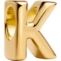 Pandora Bead 763957C00, Mini-Charm Buchstabe K Goldfarben