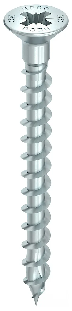 HECO TOPIX-plus, Senkkopf + Kopfbohrung, Pozi-Drive, VVG, A3K, 200-Stück - 60937