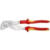 Zangenschlüssel 86 06 250, VDE-isoliert rot/gelb, Länge 250mm, 19-fach einstellbar