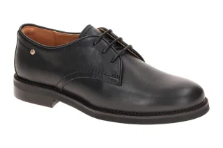 Pikolinos W2L-4548 Black DEVA Schn?r-Halbschuhe Schwarz Echtleder