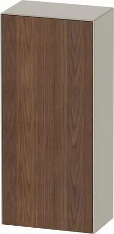 Duravit White Tulip Halbhochschrank Amerikanischer Nussbaum & Taupe Matt & Seidenmatt 400x240x880 mm WT1322L7760