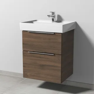 Sanipa 3way Waschtischunterbau zu Villeroy & Boch Collaro Waschtisch mit 2 Auszügen, Eiche-Arizona UM83380