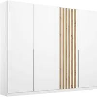 rauch Drehtürenschrank Kleiderschrank Schrank Garderobe Breiten 181/226/271 cm LAMELLA (3 verschiedene Ausstattungen BASIC/CLASSIC/PREMIUM (inkl. SOFT-CLOSE) elegante Lamellen-Auflage in 3D Akustikpaneel Optik MADE IN GERMANY