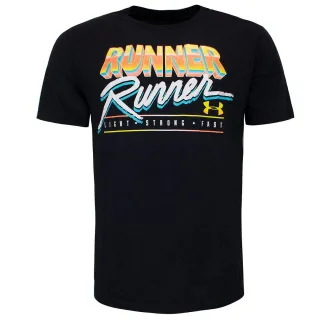 Under Armour Kurzärmel Crew Neck Black Herren T-Shirt 1350766 001