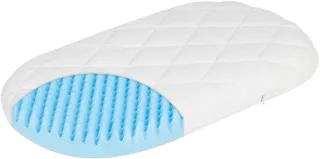 Julius Zöllner Babymatratze "Dr. Lübbe Air Plus, Allergiker geeignet (Hausstauballergiker)" 5 cm hoch Raumgewicht: 5 kg/m³ 1 Stk. tlg. Matratze für Stubenwagen, Größe: 47x82 cm