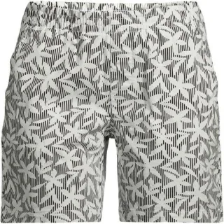 Chino-Shorts mit Dehnbund, 18 cm, Damen,  Weiß, Baumwoll-Mischung, by Lands' End