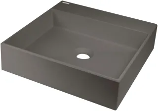 Neuesbad Aufsatzwaschbecken, Anthrazit metallic 400x400 mm NB1DECQRTU4S1