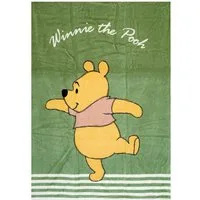 Babydecke Winnie Pu der Bär Korallen Babydecke Fleecedecke für Babys 100 x 75 cm, Disney Winnie Puuh