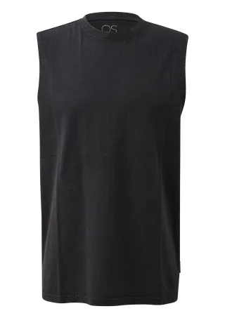 qs - T-Shirt schwarz - Gr. - L