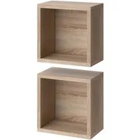 Vicco Hängeschrank Senyo, Sonoma/Sonoma, 25 x 25 cm 2er Set (1-St., 2er Set)