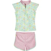 Playshoes Badeanzug Playshoes UV-Schutz Bade-Set Einhorn