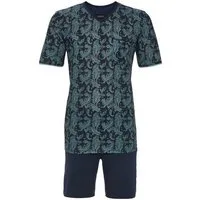 Ringella Shorty im Paisley-Dessin mit V-Ausschnitt und Bermuda mit Seitentaschen (2 tlg)
