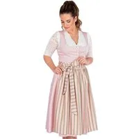 Hammerschmid Dirndl Midi Dirndl 2tlg. - PILLERSEE - rosé/lindgrün