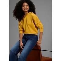 Laura Scott Kapuzensweatshirt mit Kapuze, figurumspielende Passform, mit Stickerei als Applikation