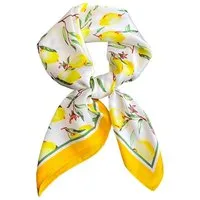 Zaewry Seidentuch quadratisch, 70x70 cm, Nickituch, Bandana-Schal (1Stück), Seide, Satin-Kopftuch für Damen – Seidig-glattes Haarwickeltuch, stilvoll
