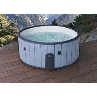 mSpa Whirlpool TIDAL Eco XL 2026- Ø 173 x 65 cm - ganzjährig Outdoor Pool - Hydrojets, Aufblasbares Aufstellbecken, inkl. UVC+ Selbstreinigungsfunktion, App, Schnellheizsystem, Hydrojets