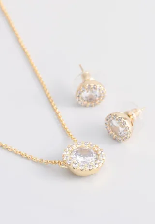 US Polo Assn Jewellery Brigitte Gelbgold-Parure