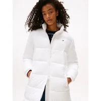 Tommy Jeans Steppmantel TJW MAXI PCKBL HOOD ESS PUFFER mit Stehkragen