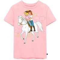 Spreadshirt T-Shirt Bibi Und Tina Reiten Auf Stute Sabrina Kinder Premium T-Shirt (1-tlg)