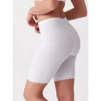 Cotonella Slip COTONELLA 3163 Langbein Slip DOPPELPACK 40-54 weiss