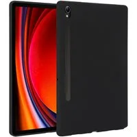 Wigento Tablet-Hülle Für Samsung Galaxy Tab S10 FE / S9 / S9 FE TPU Silikon Hülle Schwarz