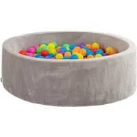 HOME DELUXE Bällebad-Bälle TWIRL Samt (2-St), Ø 6 cm Bällepool - wahlweise mit 120 Spielbällen