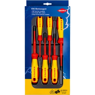 KNIPEX VDE Schraubendreher-Paket PlusMinus / Schlitz 370 mm - 002012V05