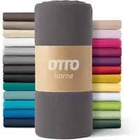 OTTO home Spannbettlaken PAPRIKA, Microfaser-Jersey, Gummizug: rundum, (1 Stück), Bettlaken Laken in zwei Qualitäten: Fleece & Jersey, schnelltrocknend