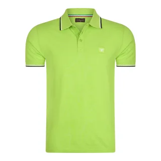 Polo Applique Pique von Cappuccino Italia in der farbe Grun und in größe S.