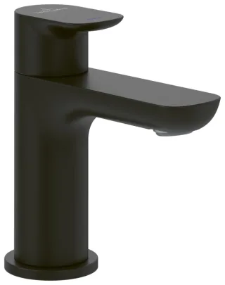 Villeroy & Boch Kaltwasserarmatur O.novo TVW104002000 ohne Ablaufgarnitur Matt Black TVW104002000K5