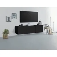 borchardt Möbel Lowboard Sophia, TV-Schrank mit 3 Türen, hängend oder stehend, Breite 139 cm mit 3 Türen, stehend und hängend