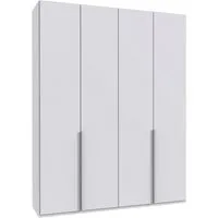 Wimex Kleiderschrank Mugano,in 5 Breiten,2 Höhen,2 Tiefen, viele Farben, Made in Germany (in Basic oder Premium Ausstattung) mit langen Griffen aus Metall, mit oder ohne Spiegel