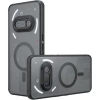 Wigento Handyhülle Für Nothing Phone 3a Armor MagSafe TPU + PC Schutz Hülle Case Schwarz, Stilvoll, MagSafe, präzise Passform