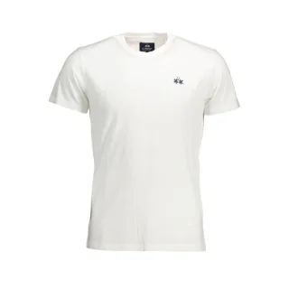 La Martina Bianco Baumwoll Herren T-Shirt