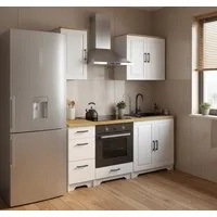 Home affaire Küchenzeile Meliss, aus massiver Kiefer, mit Soft-Close-Funktion, 5-teiliges Set