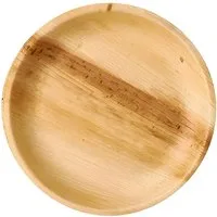 PAPSTAR Einwegteller Teller, Palmblatt pure rund Ø 23 cm, 2,5 cm 25 Stk