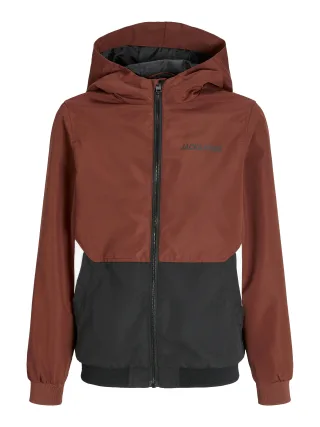JACK&JONES - JJERUSH BLOCKING HOOD BOMBER NOOS JNR - Gr. - 152