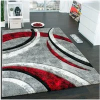 Paco Home Teppich Brillance 758, rechteckig, Höhe: 14 mm, Kurzflor, modernes geometrisches Design, auch als Läufer