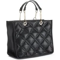 Vivance Handtasche Henkeltasche, Schultertasche, Minibag, Damentasche, mit modischer Steppung und Ketten-Details VEGAN