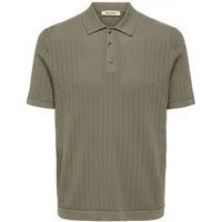 ONLY & SONS Poloshirt ONSMOON REG 12 SS POLO KNIT (1-tlg) aus Baumwollmix
