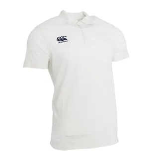 Canterbury Herren Kurzarm Cricket Shirt (Creme)
