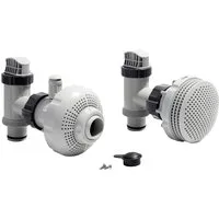 Intex Poolschlauch Intex Anschluss-Set Ø 38 mm 7,3 bis 9,2m³/h grau